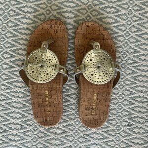 *never worn* Jack Rogers Collins Round Toe Slip On Sandals - 7.5